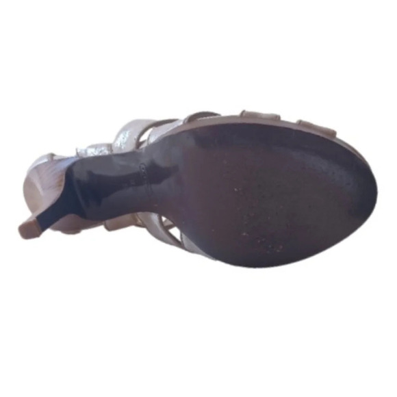 Coach Alba Metallic Champagne Stilletto Fairycore Evening Going Out Wedding - Picture 7 of 10